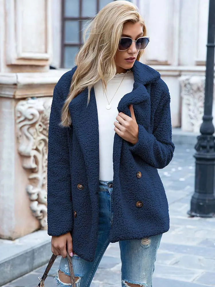 Faux fur jacket