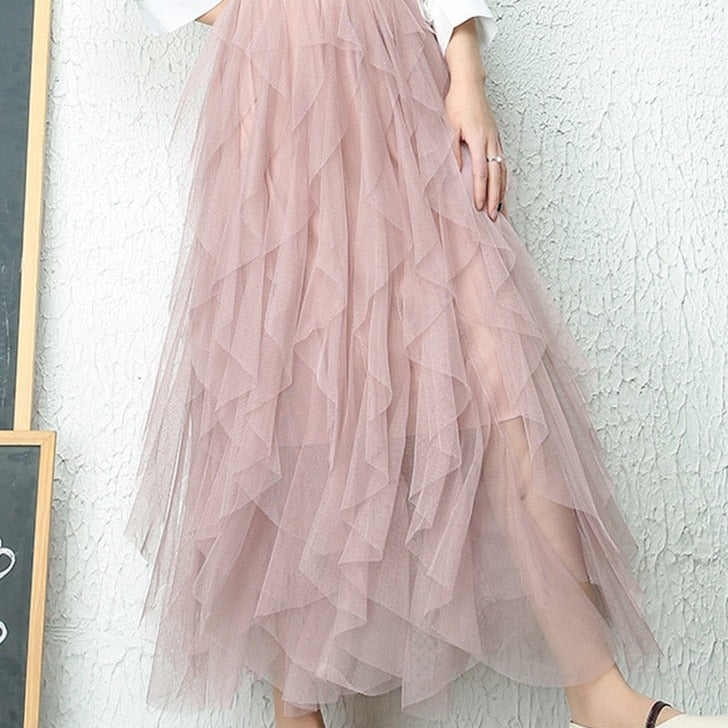 Valenzora Plissierter Rock mit hoher Taille