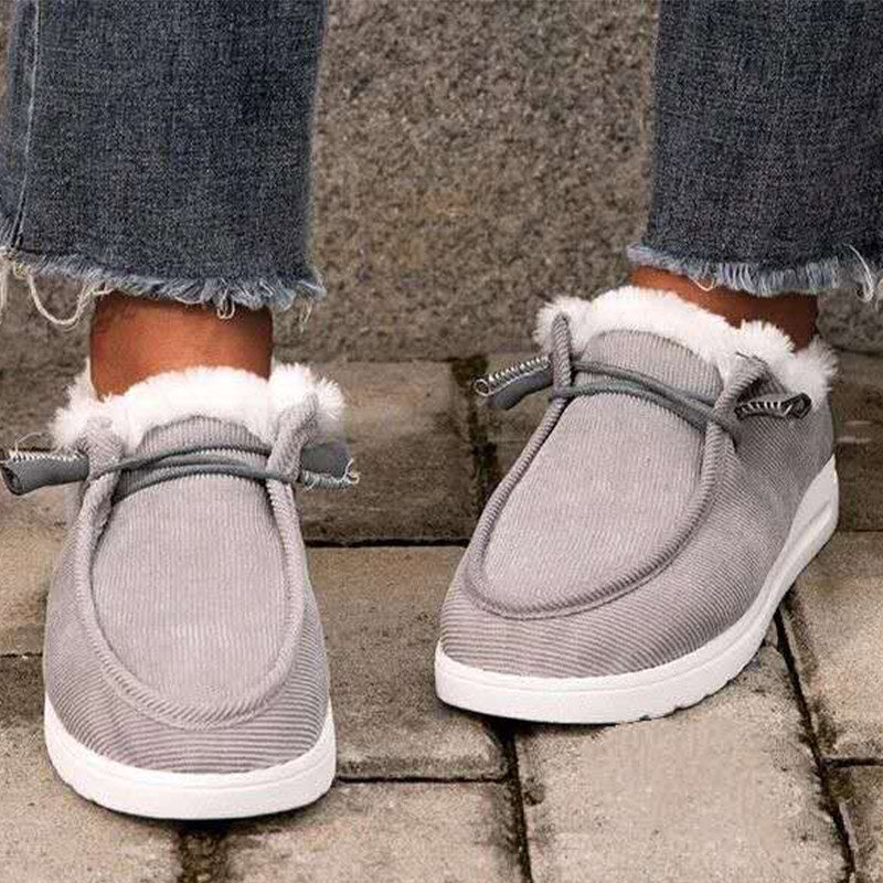 Valenzora - Elegant winter sneakers with fur lining