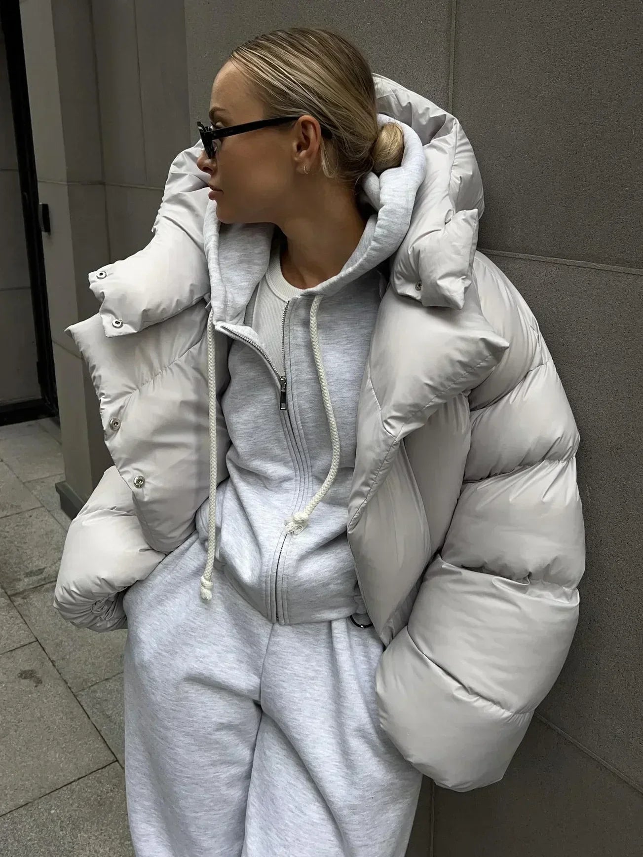 Valenzora | Oversized puffer jacket