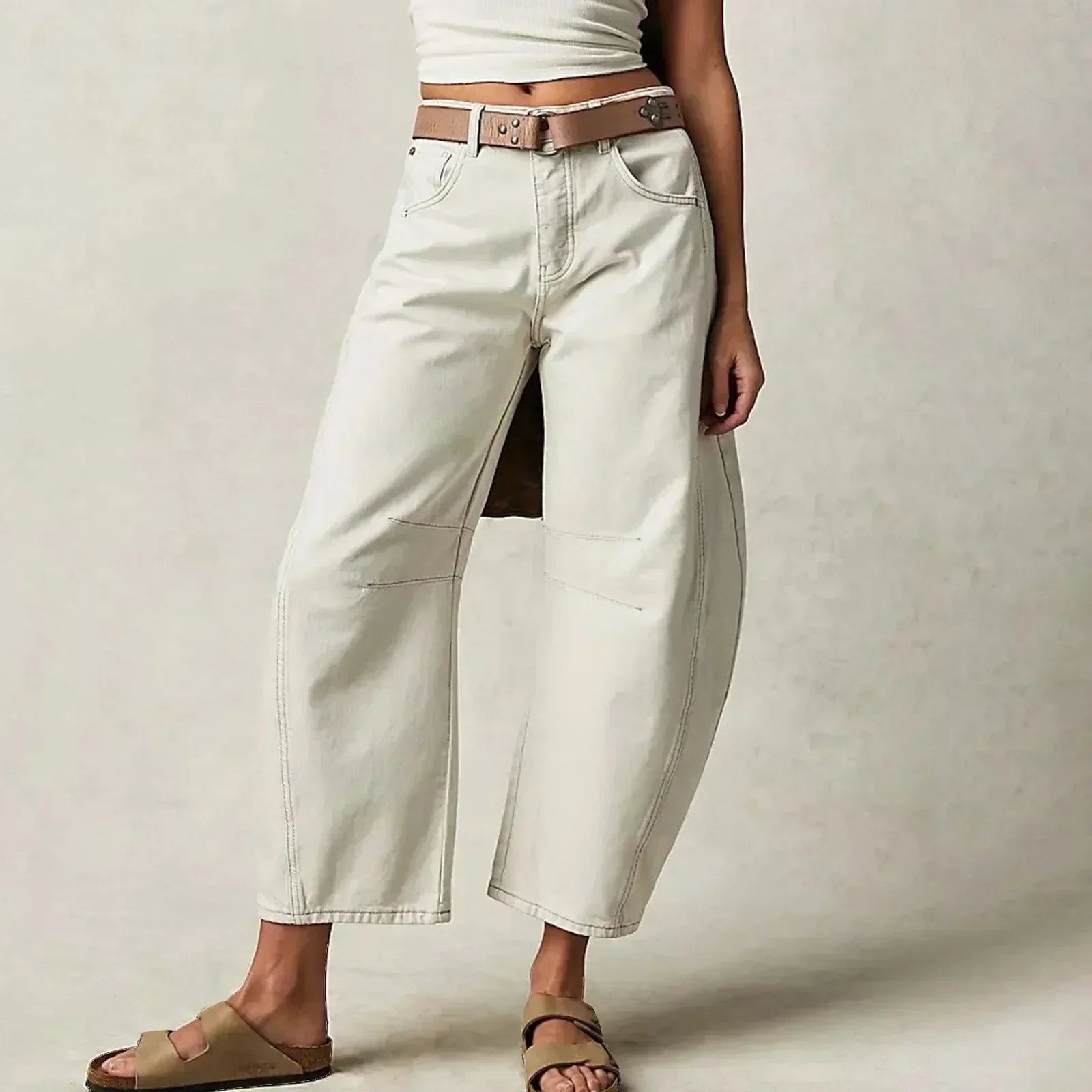 Alicia - Wide-leg comfort jeans
