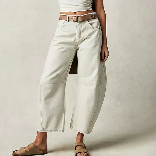 Valenzora | Mid-Rise-Jeans mit schmal zulaufendem Bein für Damen