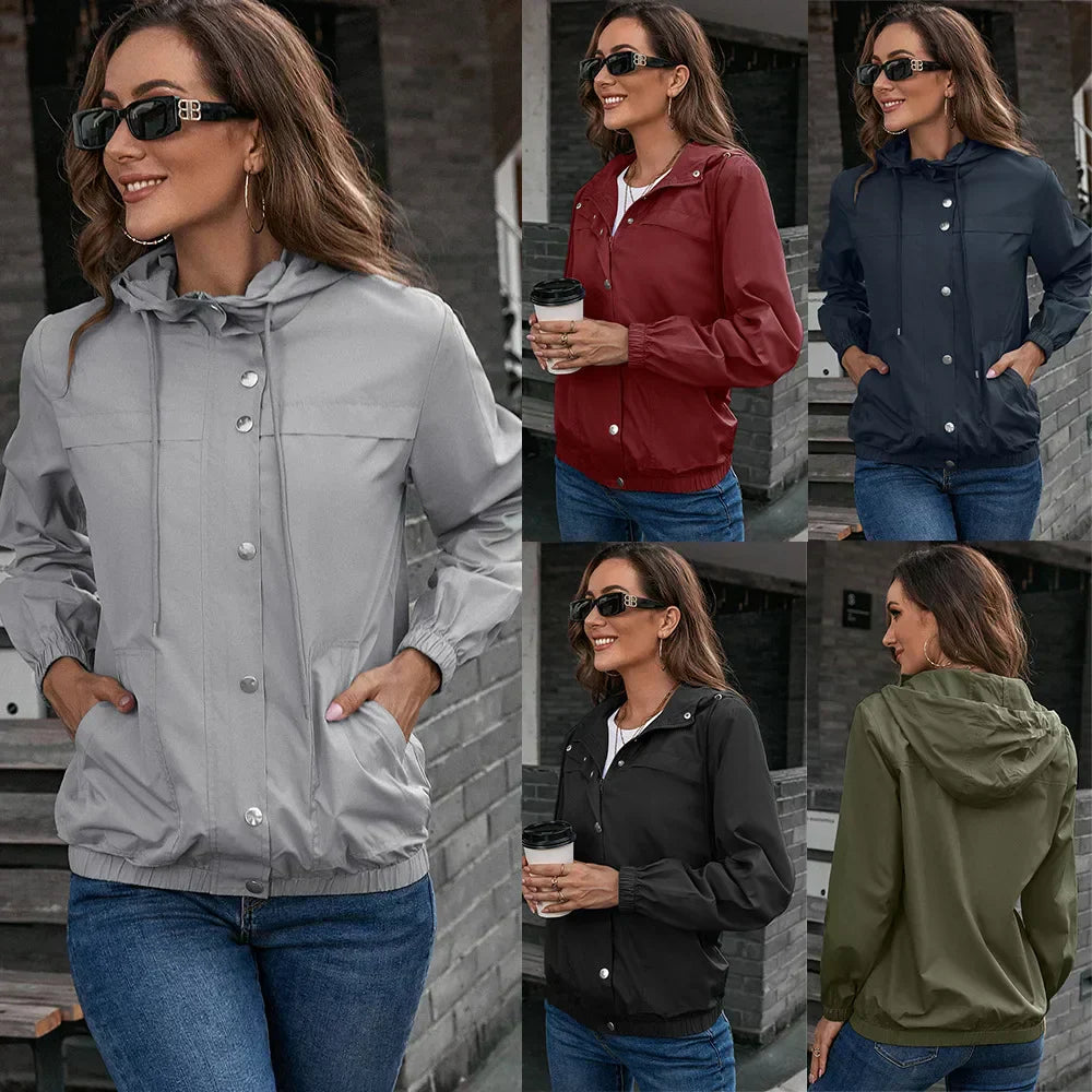 Valenzora | Aktive Outdoor-Jacke - Dunkelblau - Wasserdicht