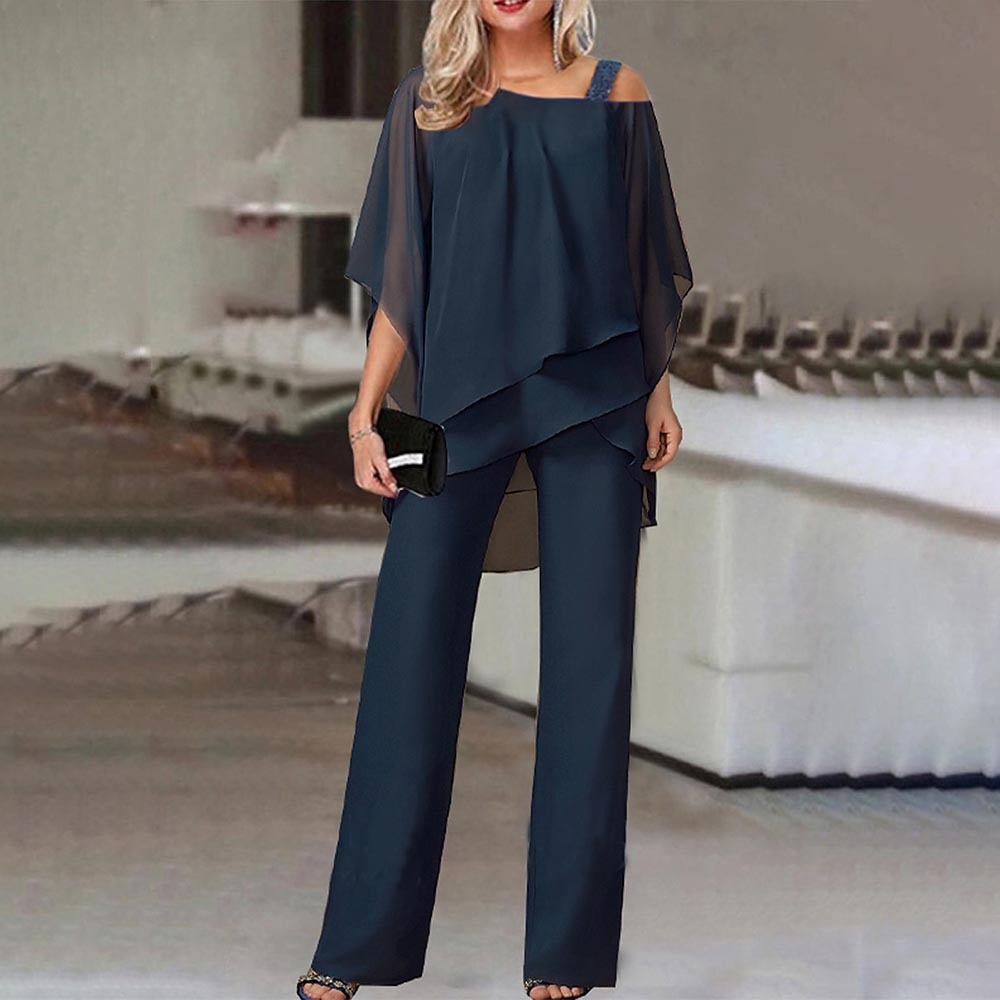 Valenzora | Damen Jumpsuit | Zweiteiler mit schulterfreiem Design