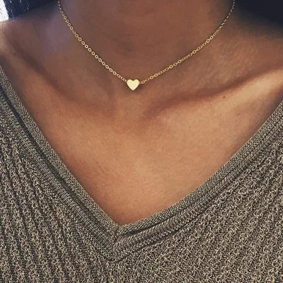 Valenzora | Perlen-Choker-Halskette mit Herz für Frauen