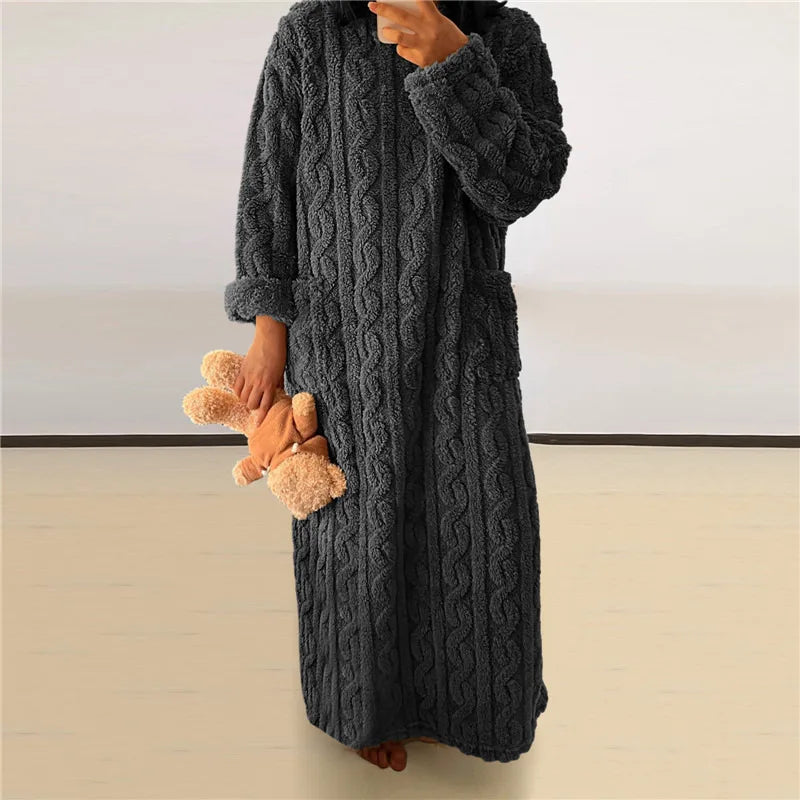 Valenzora | Fleece-Teddy-Kleid