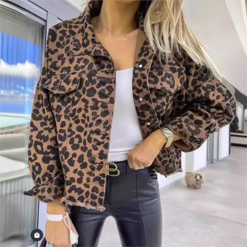Valenzora | Bequeme, schicke Jacke mit Leopardenmuster