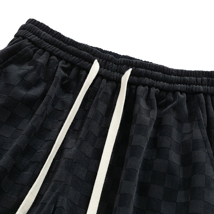 Valenzora | Stylish jogging pants with a checkered pattern