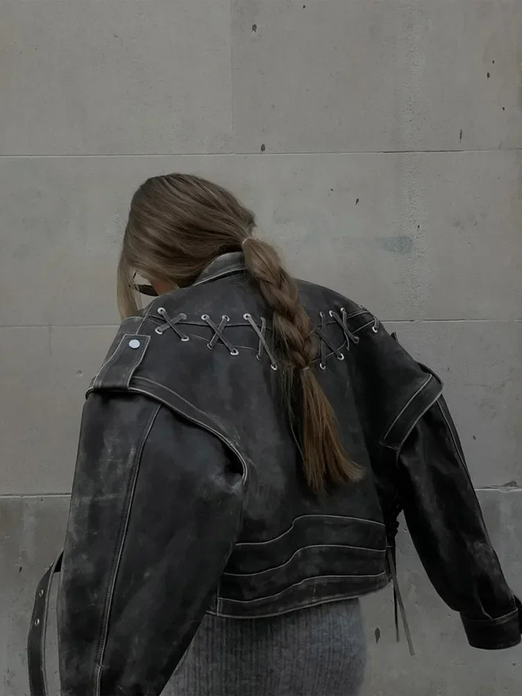 Valenzora | See Vegan Leather Jacket Timeless and Sustainable