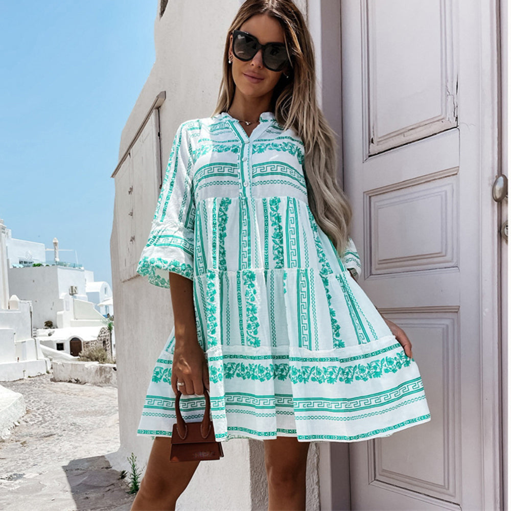 Valenzora | Boho layered tunic dress Millana