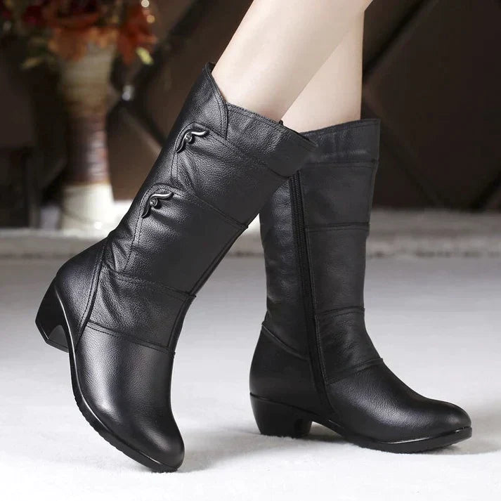Valenzora – Leder-Winterstiefel – Damen