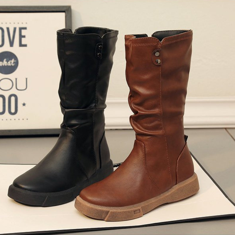 Valenzora | Leather winter boots 100% waterproof
