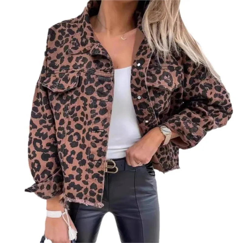 Valenzora | Bequeme, schicke Jacke mit Leopardenmuster