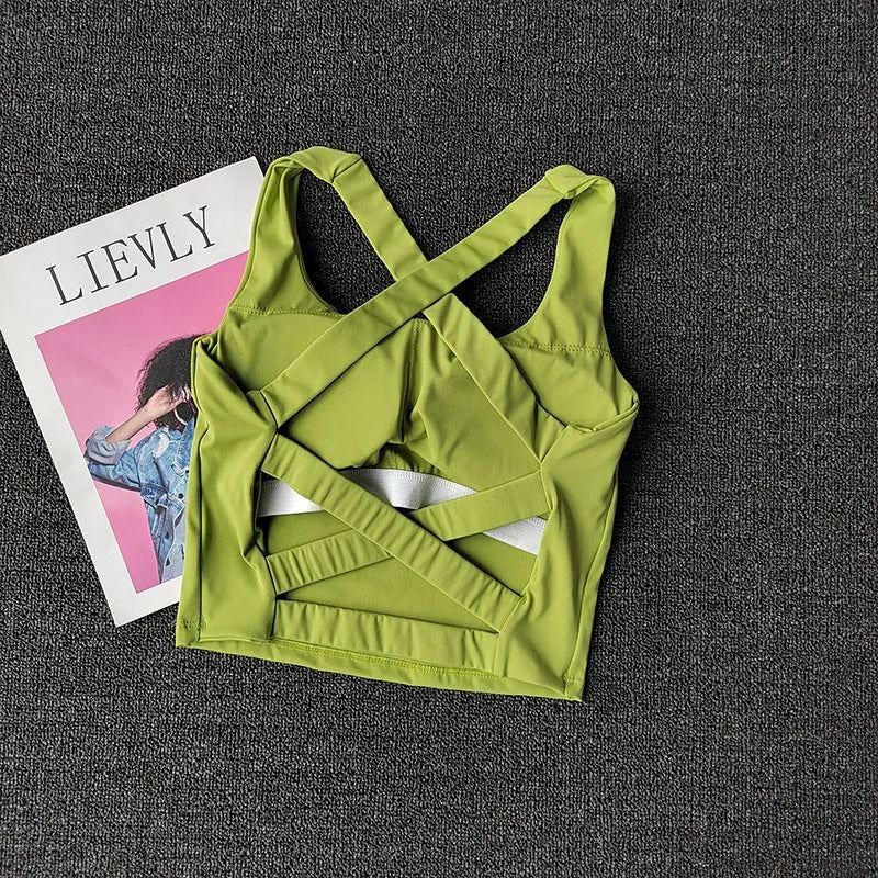 Valenzora | Cross Back Sports Bra for Women