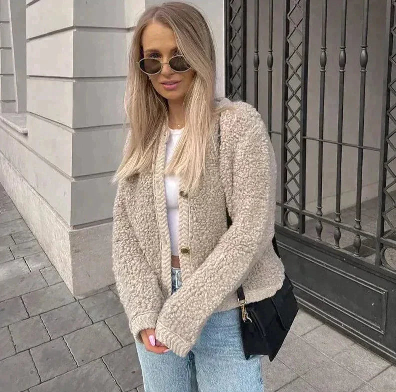 Valenzora | Teddy-Cardigan