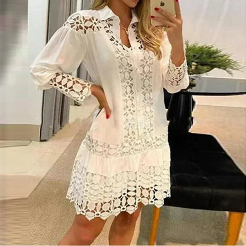 Valenzora | Elegant Mini Blonde Dress