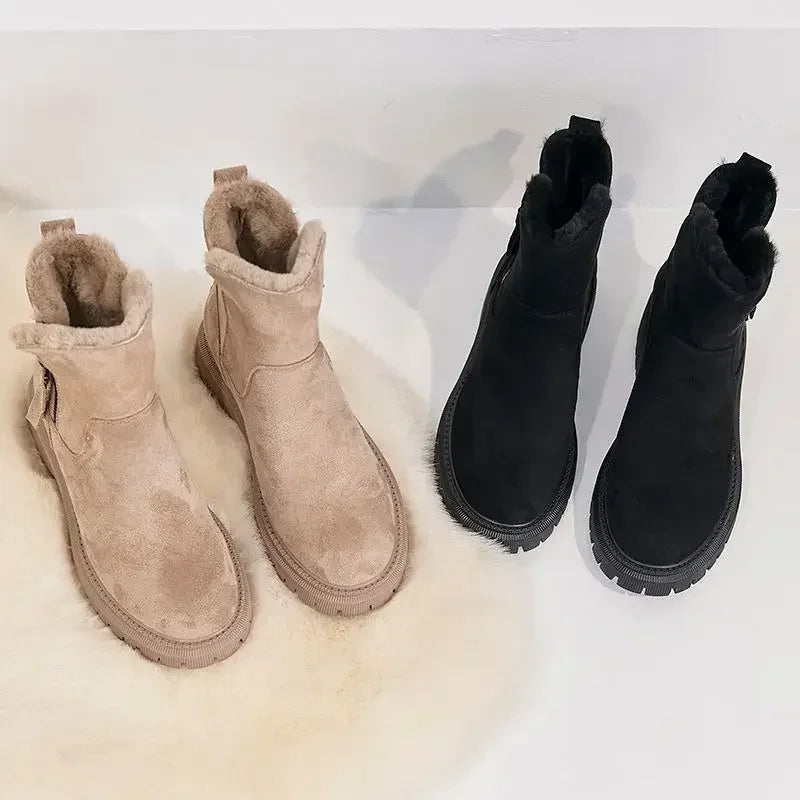 Valenzora | Women's snow boots with plush lining