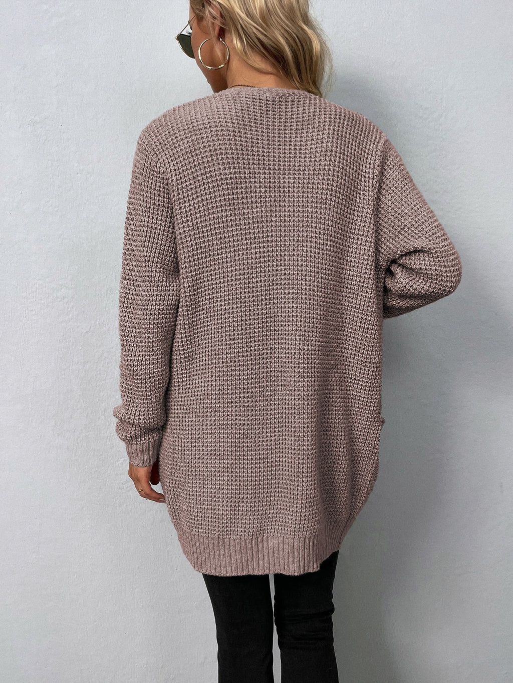Gemütliche & praktische Strickjacke