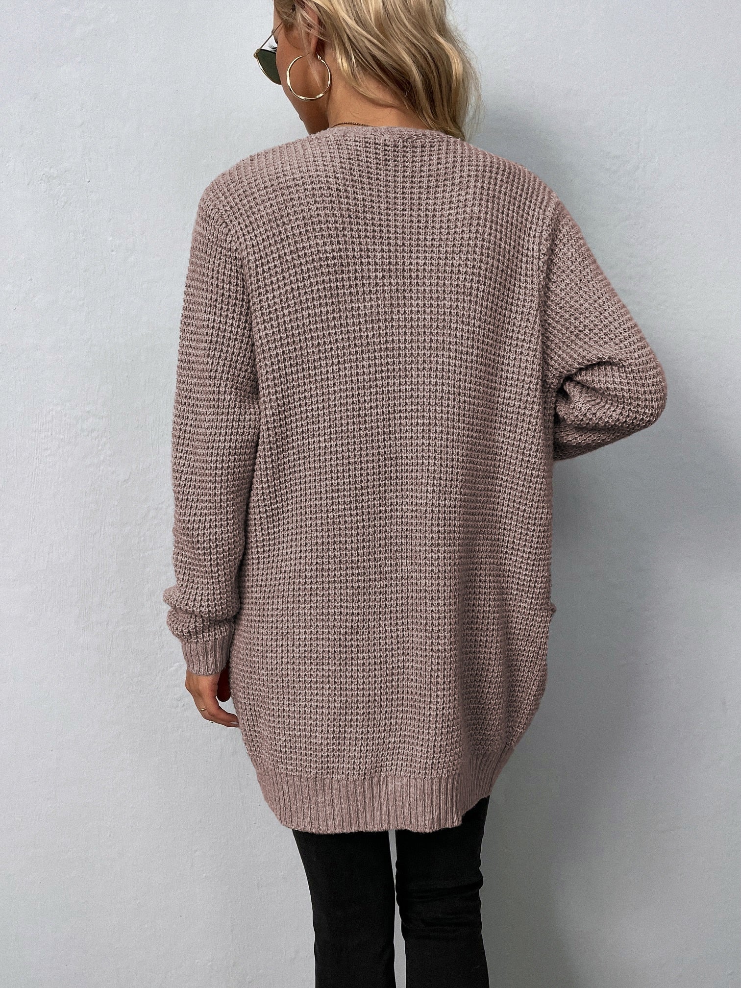 Gemütliche & praktische Strickjacke