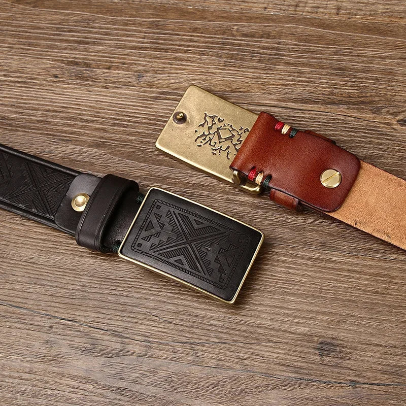 Valenzora | Belt with a unique design for every outfit, made of cowhide leather