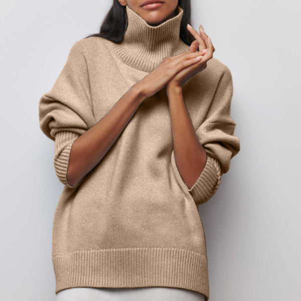 Valenzora | Gestrickter Rollkragenpullover