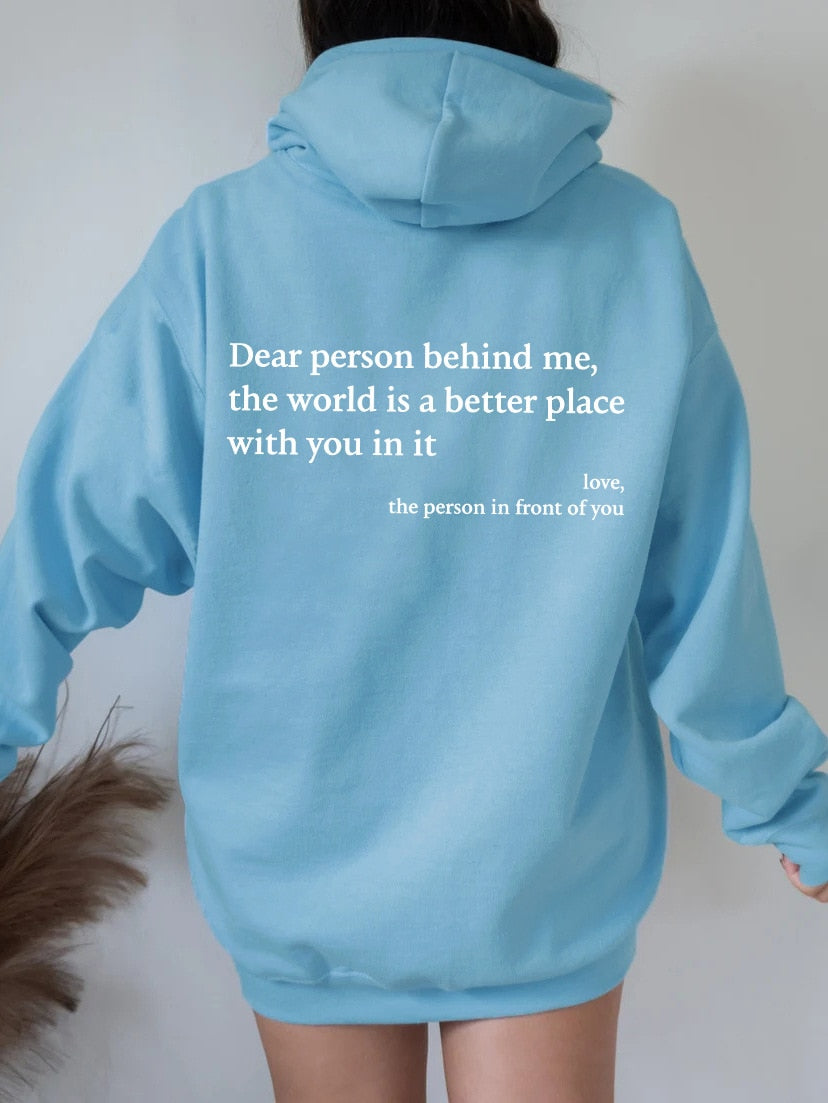 Angel - Dear person behind me Unisex Hoodie