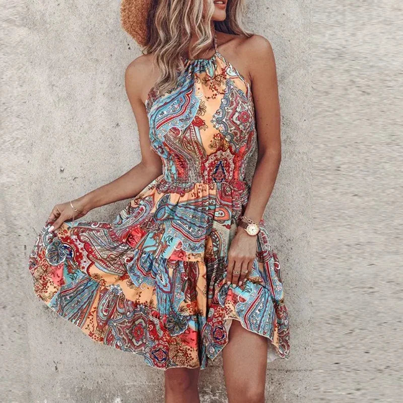 Valenzora | Casual neck dress