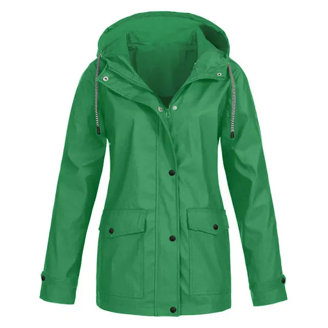 Valenzora | Lightweight rain jacket with hood
