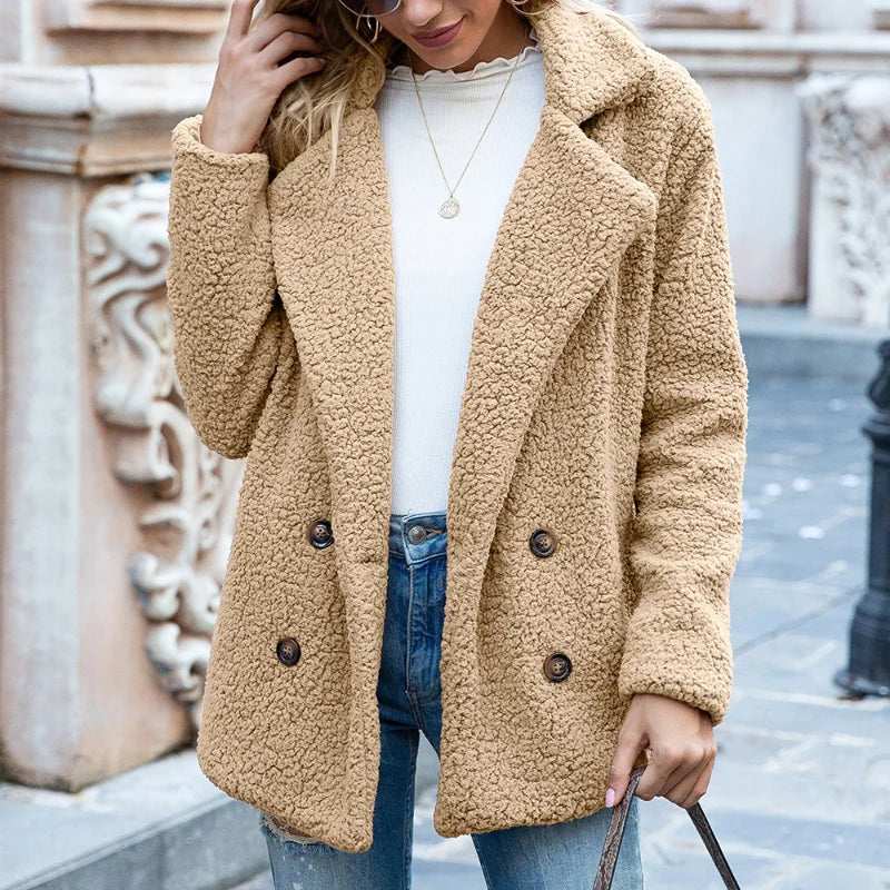 Valenzora - Women's Sherpa Coat