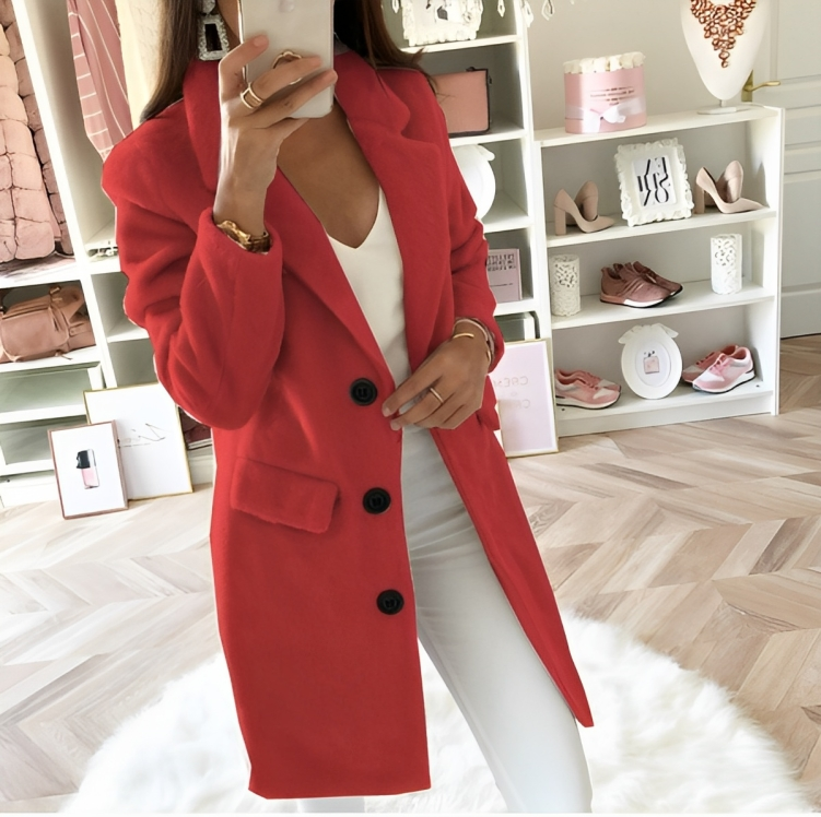 Valenzora | Long Teddy Trench Coat for Women