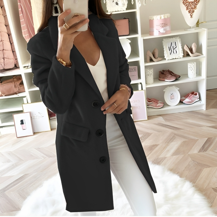 Valenzora | Long Teddy Trench Coat for Women