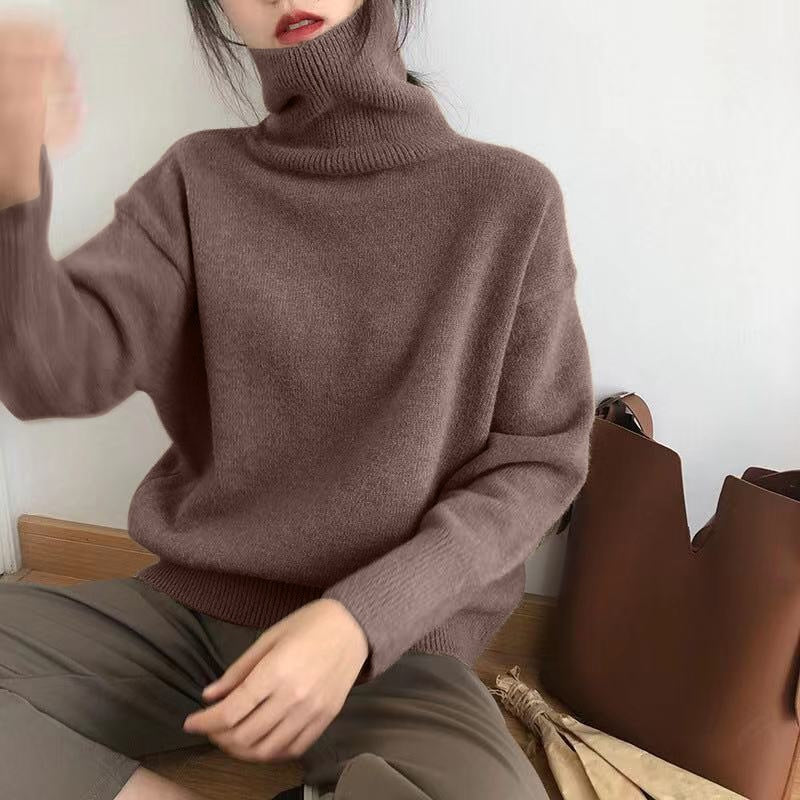 Valenzora | Stylische klassische Rollkragenpullover für Damen im Herbst