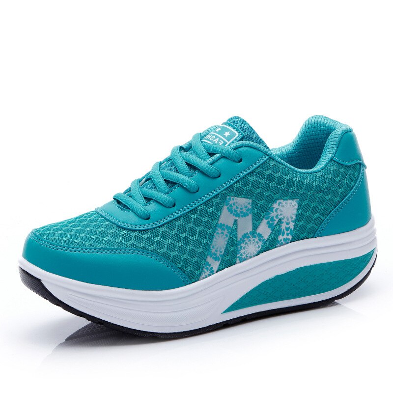 Elegante Schnür-Wedge-Sneaker