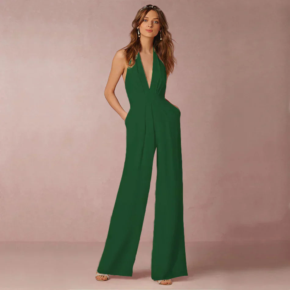 Valenzora | Elegant halterneck jumpsuit
