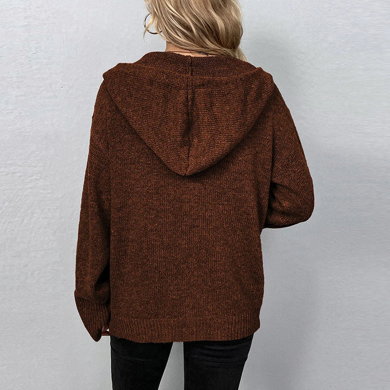 Valenzora | Comfortable Hooded Cardigan