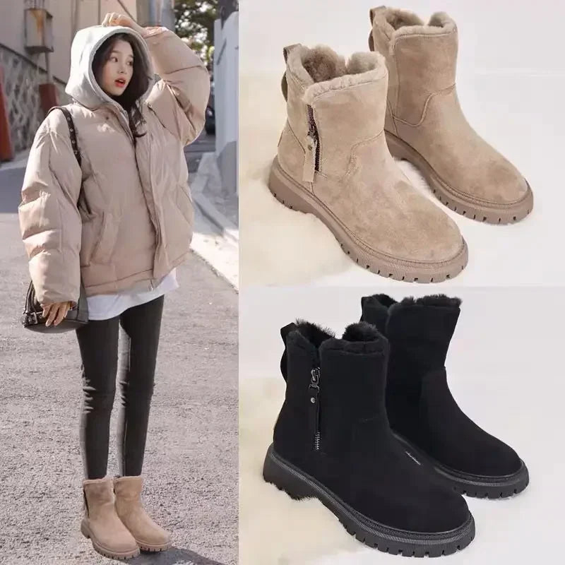 Valenzora | Women's winter boots with fur lining
