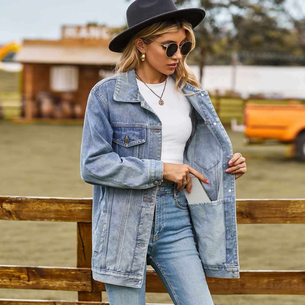 Valenzora Die Vintage-Jeansjacke unter Ihrem Mantel