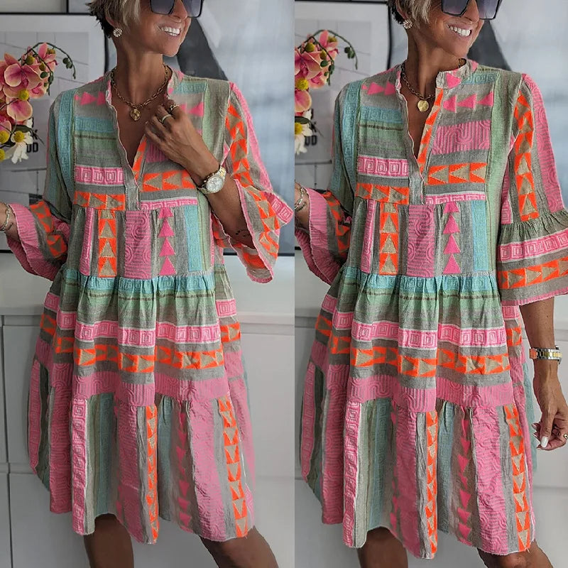 Valenzora | Elegant spring midi dress