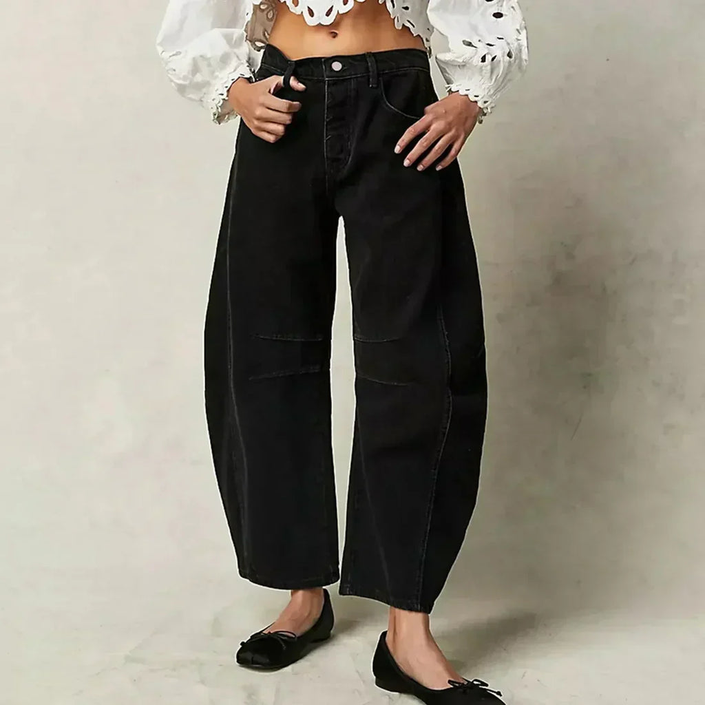 Valenzora | Mid-Rise-Jeans mit schmal zulaufendem Bein für Damen