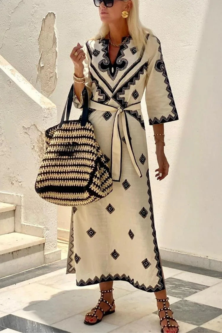Valenzora | Vintage linen dress