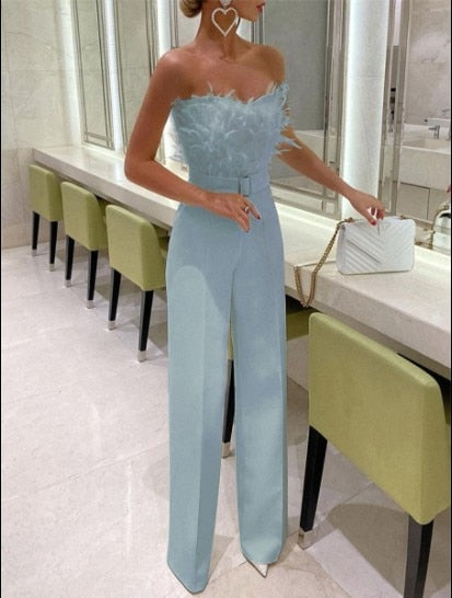 Valenzora Elegant Long Jumpsuit - Seductive Party Fashion
