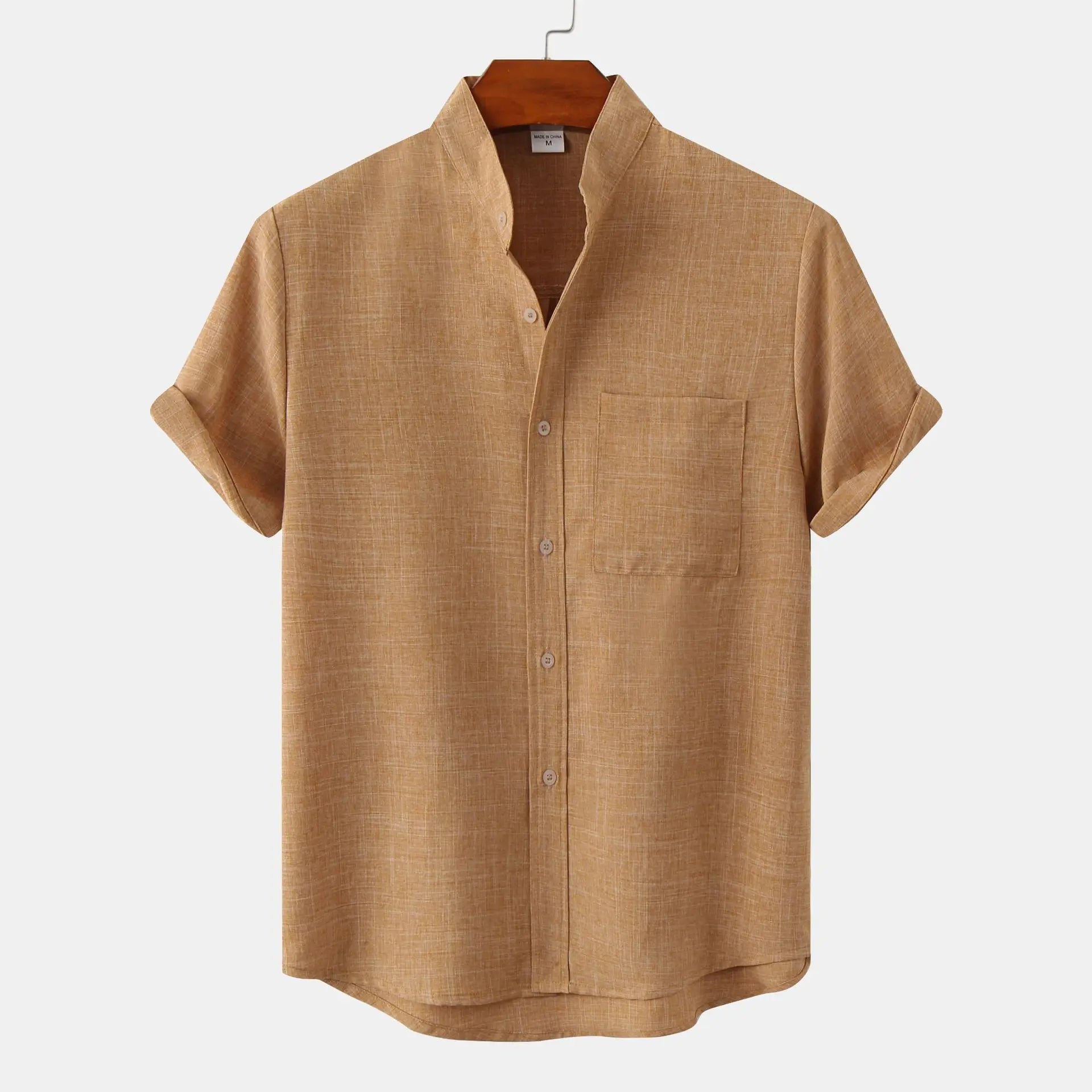Valenzora | Luxurious linen shirt with short sleeves