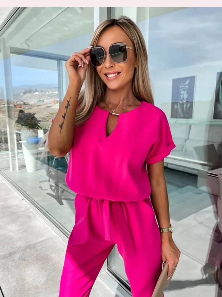 Valenzora | Wide-leg summer jumpsuit