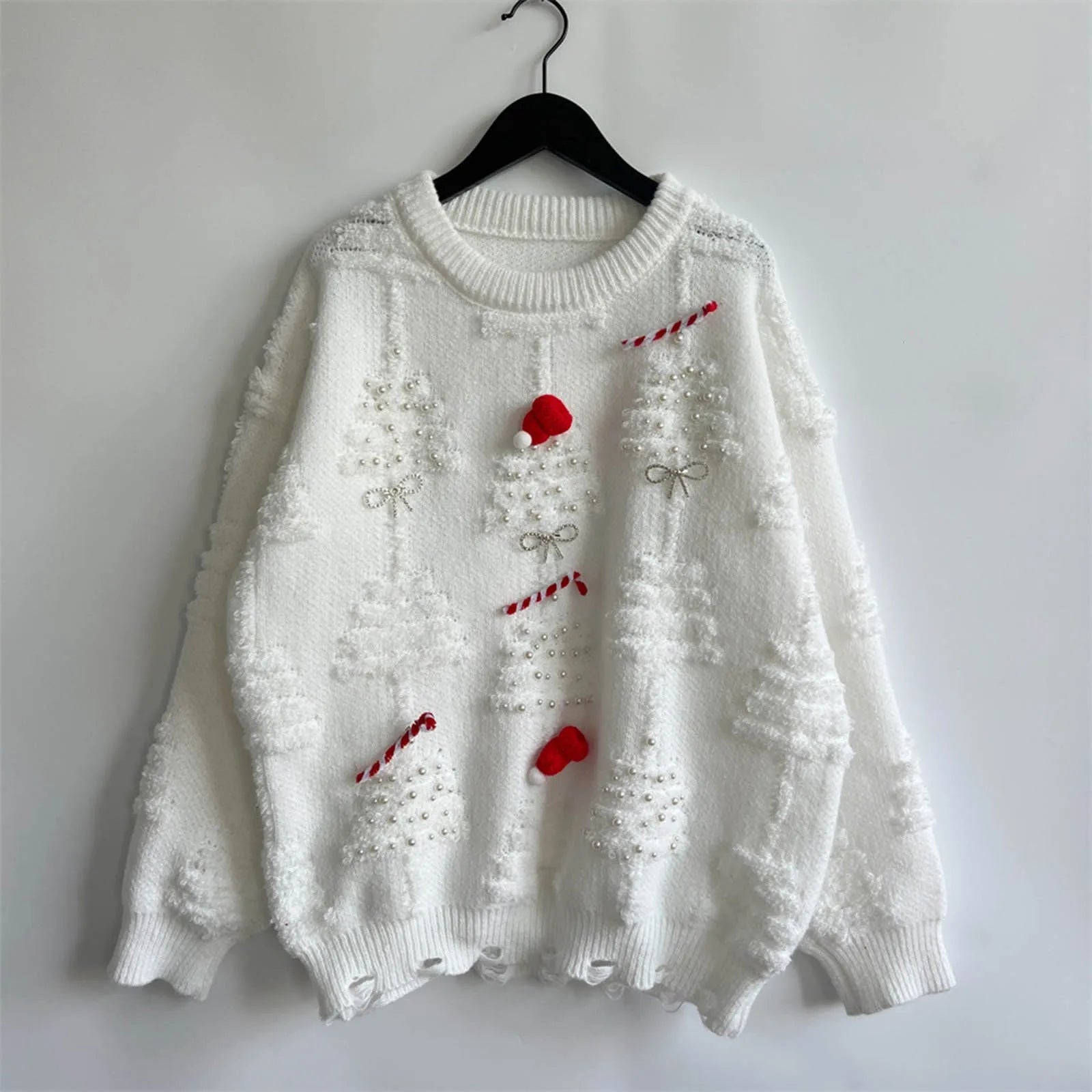 Valenzora - Ugly Christmas Sweater - Winter Women's Sweater with Christmas Theme