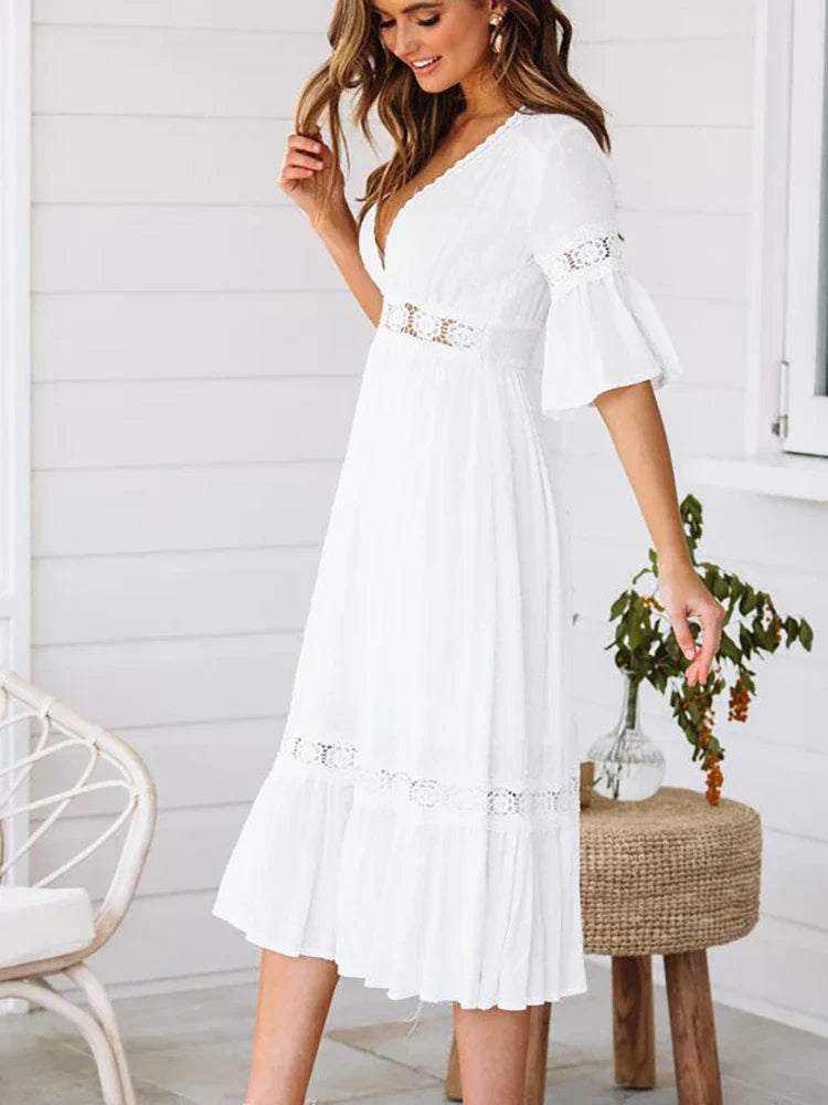 Valenzora | Boho Midikleid