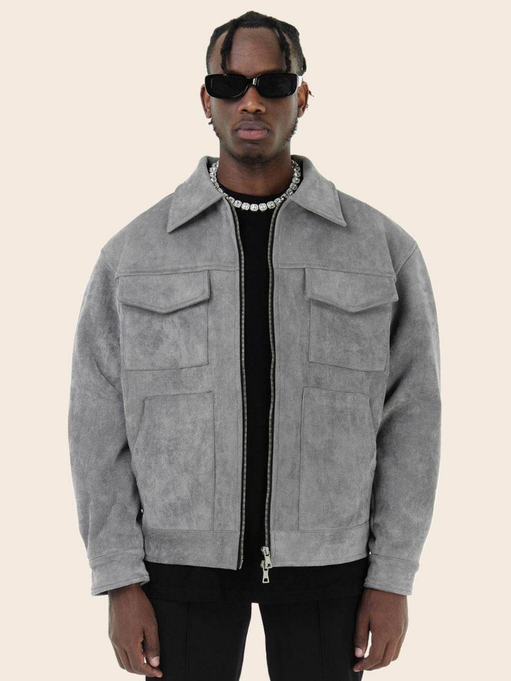 Valenzora | Streetwear-Jacke aus Baumwollmischung für bequemen Stil