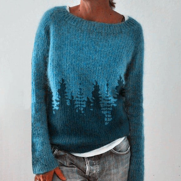 Valenzora - Elegant knitted sweater - Women's knitwear in trendy colors
