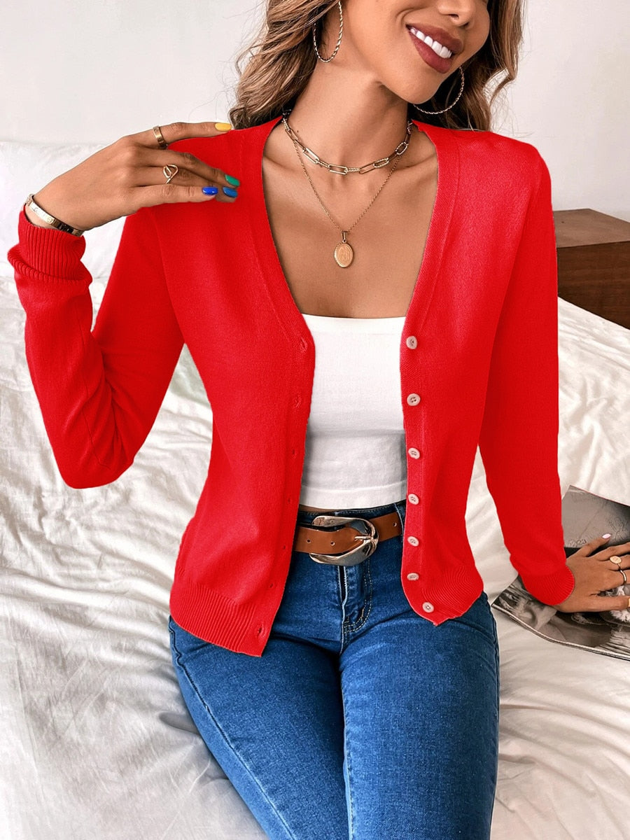Valenzora | Leichte, stilvolle Strickjacke für Damen