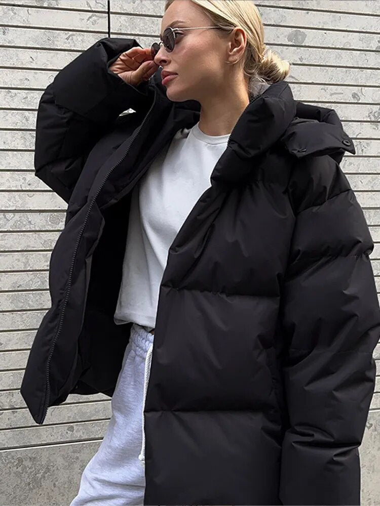 Valenzora | Cropped Trench Coat - Modern Elegance