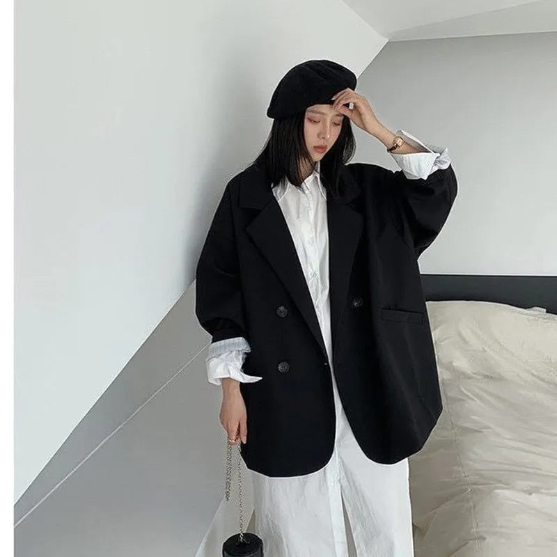 Valenzora Elegance: Multicolored oversized blazers for style and comfort